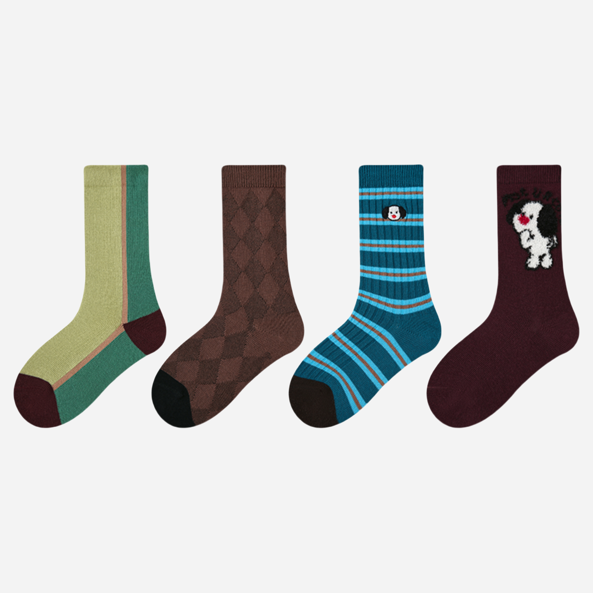 Kids' Portside Patchwork-4 Pack
