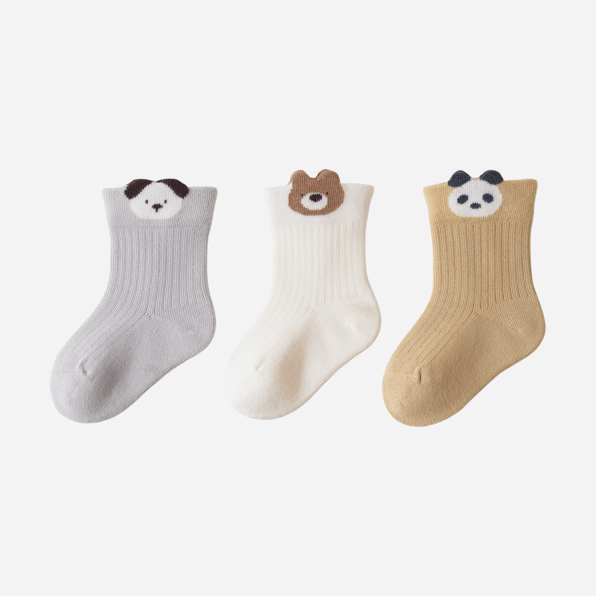 Babies Animal Cuffed Socks-3 pack - Weavasocks