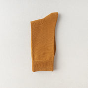 Men's 95% Mercerized Cotton Smooth Crew Socks - product photo showing soft cotton comfort
