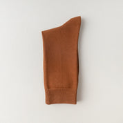 Men's 95% Mercerized Cotton Smooth Crew Socks - product photo showing soft cotton comfort