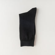 Men's 95% Mercerized Cotton Smooth Crew Socks - product photo showing soft cotton comfort
