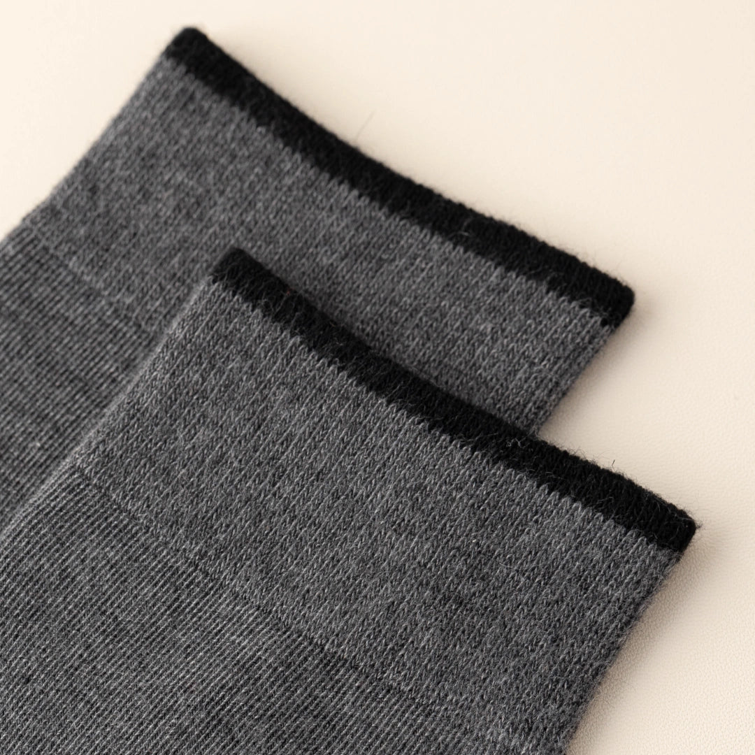 Men's Brushed Cashmere Blend 7.2" Crew Socks