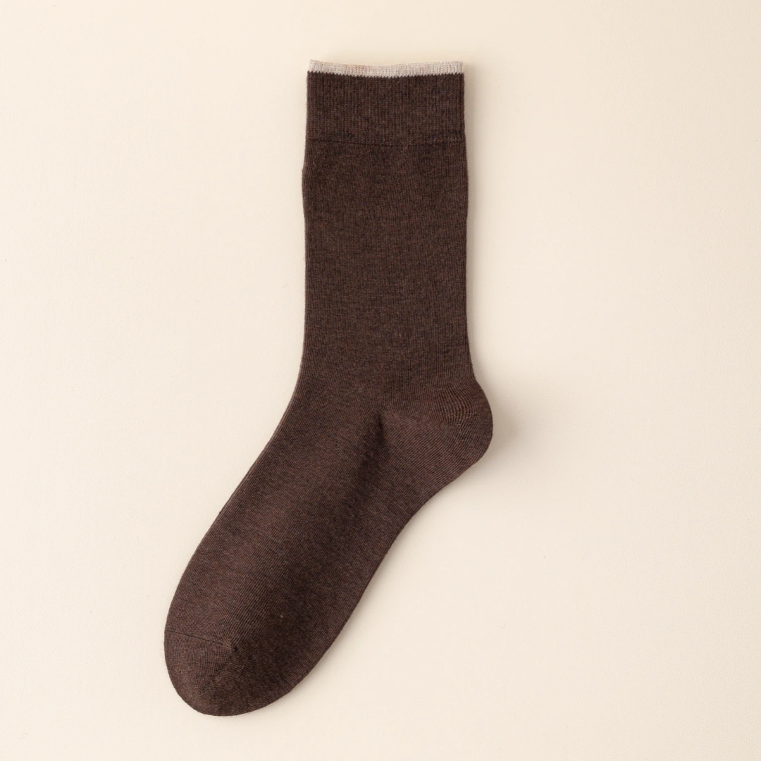 Men's Brushed Cashmere Blend 7.2" Crew Socks