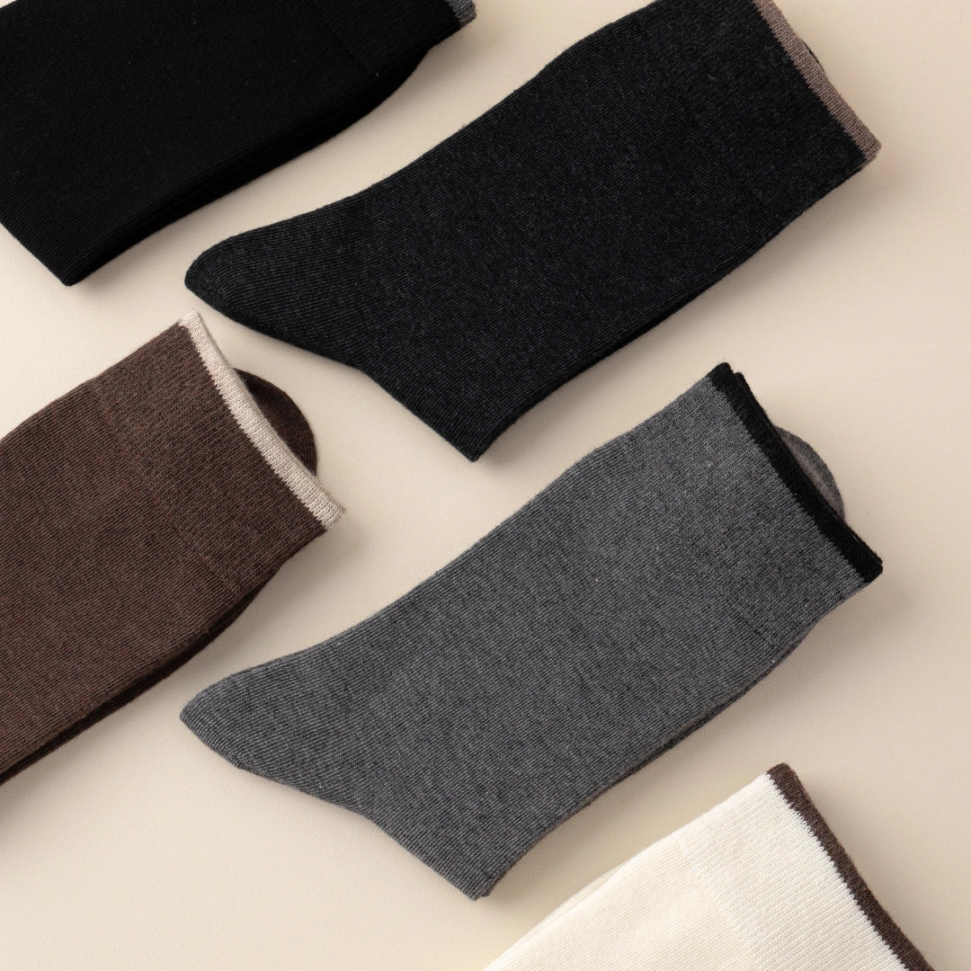 Men's Brushed Cashmere Blend 7.2" Crew Socks