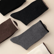 Men's Brushed Cashmere Blend 7.2" Crew Socks