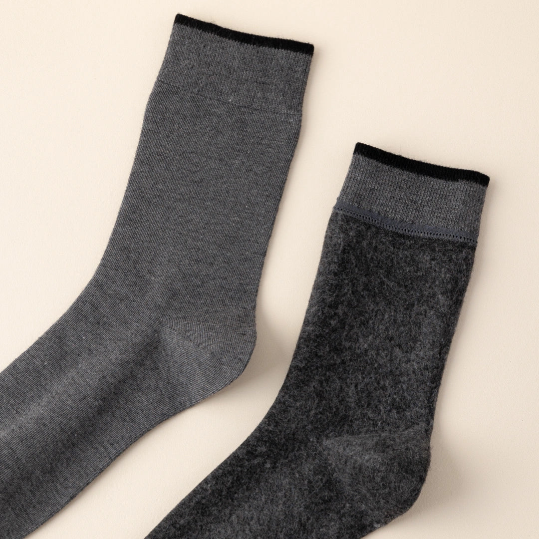 Men's Brushed Cashmere Blend 7.2" Crew Socks