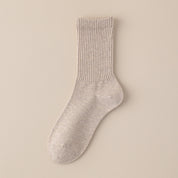 Women's Dual-Knit Cotton-Faced Wool-Lined Thermal Crew Socks