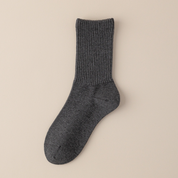 Women's Dual-Knit Cotton-Faced Wool-Lined Thermal Crew Socks
