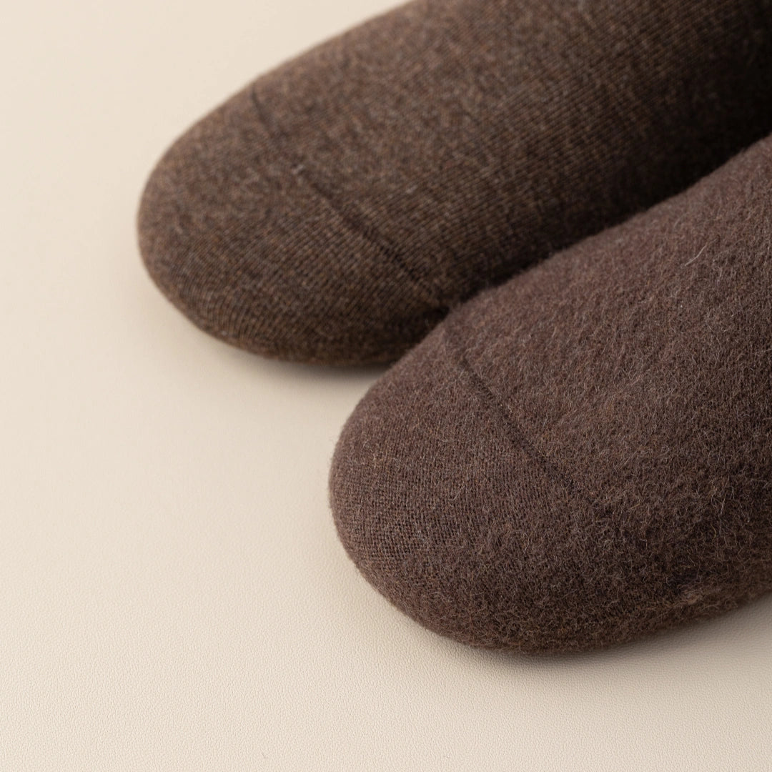 Women's Dual-Knit Cotton-Faced Wool-Lined Thermal Crew Socks