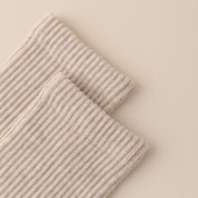 Women's Dual-Knit Cotton-Faced Merino Wool-Lined Thermal Crew Socks