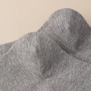 Men's Dual-Layer Cotton Exterior & Merino Wool Lined Ribbed Crew Socks