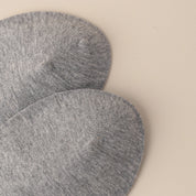 Men's Dual-Layer Cotton Exterior & Merino Wool Lined Ribbed Crew Socks