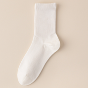 Men's Dual-Knit Cotton-Faced Merino Wool-Lined Thermal Crew Socks