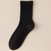 Men's Dual-Knit Cotton-Faced Merino Wool-Lined Thermal Crew Socks