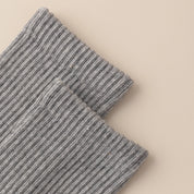 Men's Dual-Knit Cotton-Faced Merino Wool-Lined Thermal Crew Socks