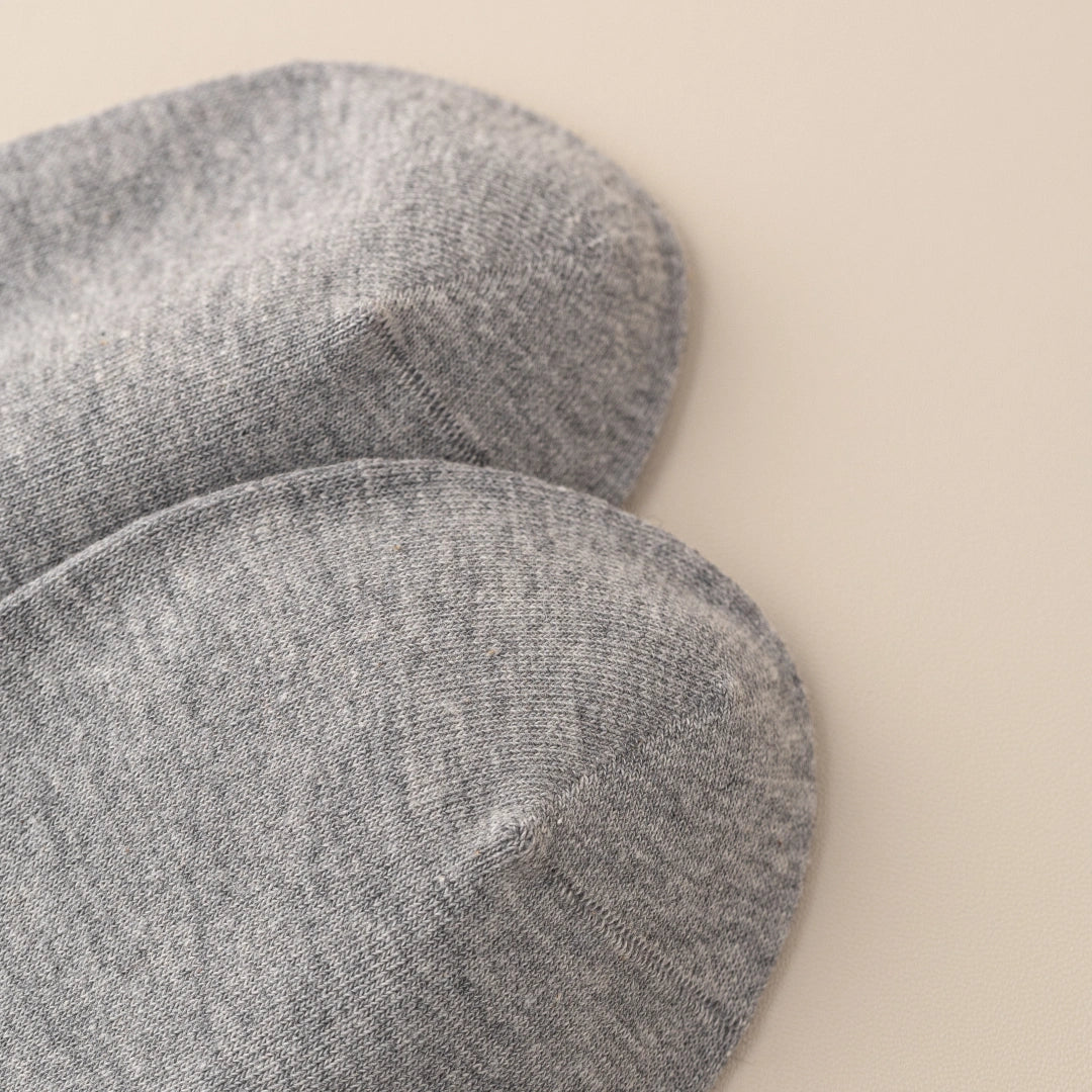Men's Dual-Knit Cotton-Faced Merino Wool-Lined Thermal Crew Socks