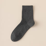 Men's TENCEL™ & Merino Wool Blend 5.5" Ribbed Crew Socks