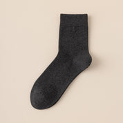 Men's TENCEL™ & Merino Wool Blend 5.5" Ribbed Crew Socks