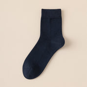 Men's TENCEL™ & Merino Wool Blend 5.5" Ribbed Crew Socks