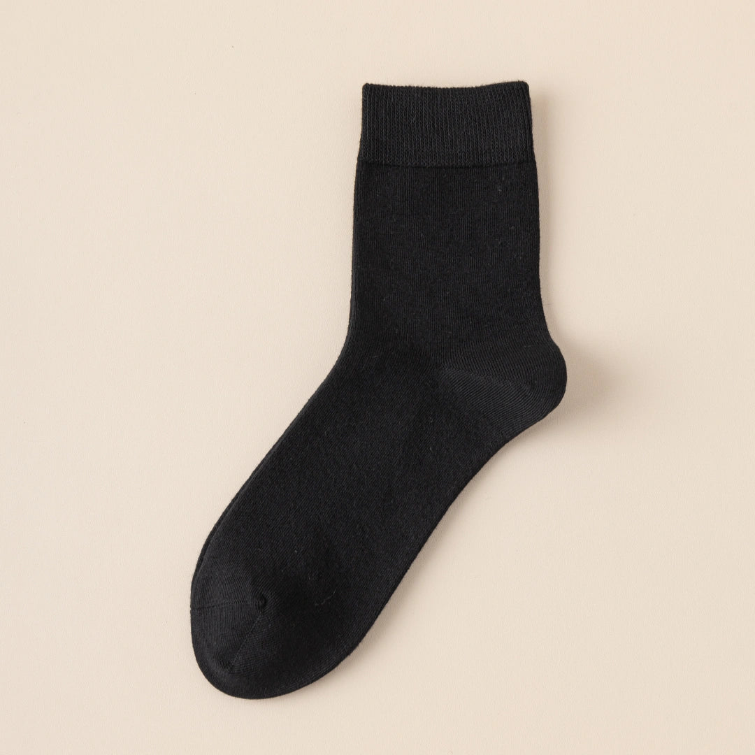 Men's TENCEL™ & Merino Wool Blend 5.5" Ribbed Crew Socks