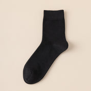 Men's TENCEL™ & Merino Wool Blend 5.5" Ribbed Crew Socks