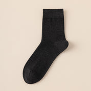Men's TENCEL™ & Merino Wool Blend 5.5" Ribbed Crew Socks