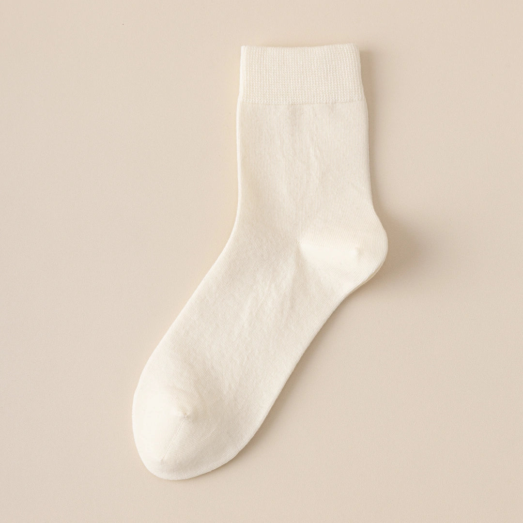 Men's TENCEL™ & Merino Wool Blend 5.5" Ribbed Crew Socks