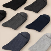 Men's TENCEL™ & Merino Wool Blend 5.5" Ribbed Crew Socks
