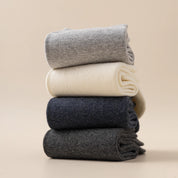 Men's TENCEL™ & Merino Wool Blend 5.5" Ribbed Crew Socks