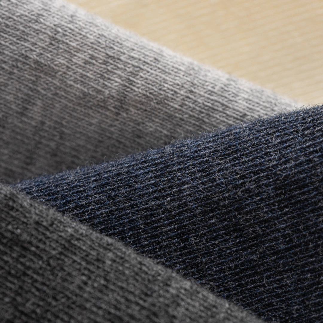 Men's TENCEL™ & Merino Wool Blend 5.5" Ribbed Crew Socks