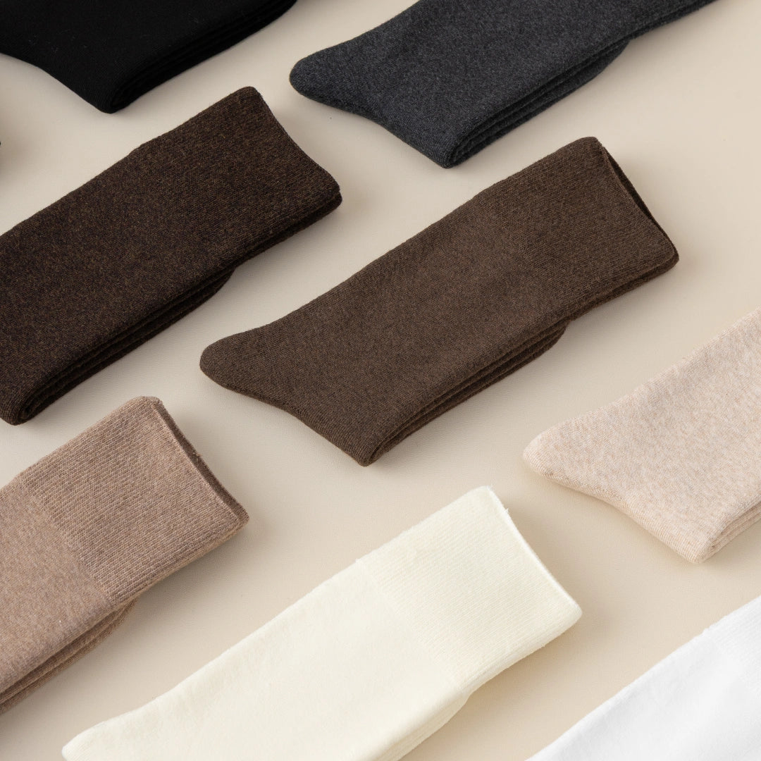 Women's 98% Premium Cotton 7" Fully Cushioned Terry Warm Crew Socks