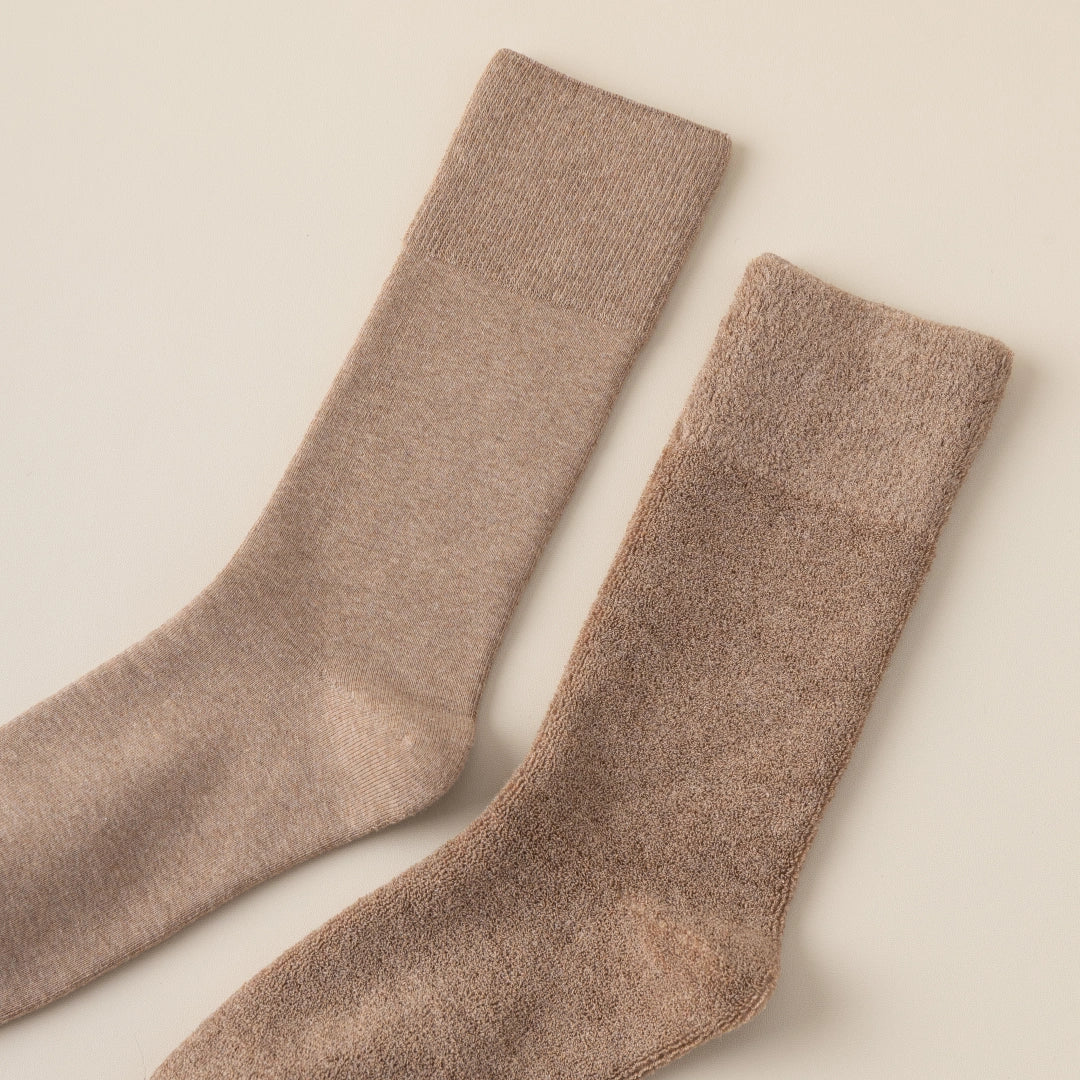 Women's 98% Premium Cotton 7" Fully Cushioned Terry Warm Crew Socks