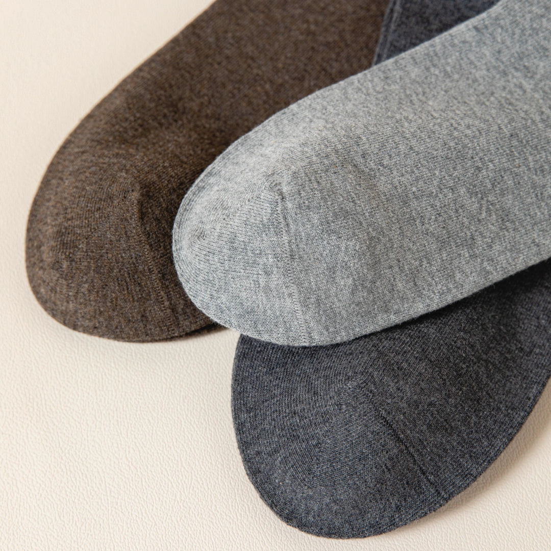 Men's 95% Cotton Mid-Calf Dress Socks