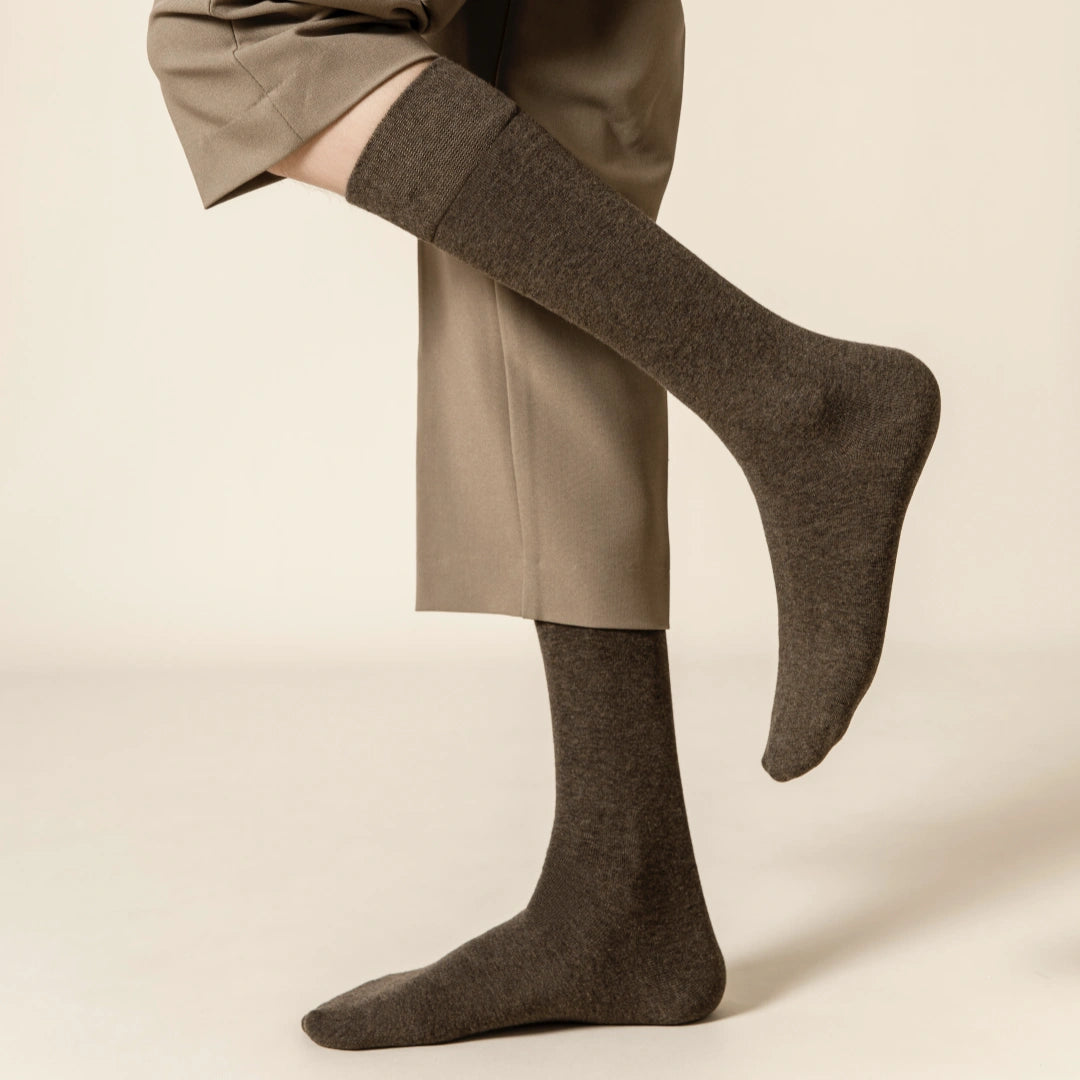 Men's 95% Cotton Mid-Calf Dress Socks