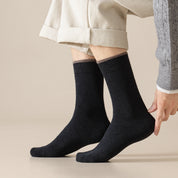 Men's Brushed Cashmere Blend 7.2" Crew Socks