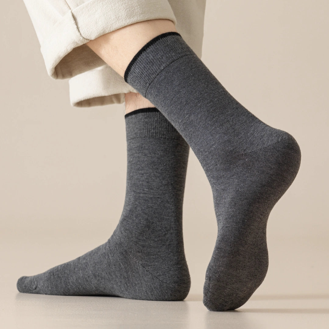Men's Brushed Cashmere Blend 7.2" Crew Socks