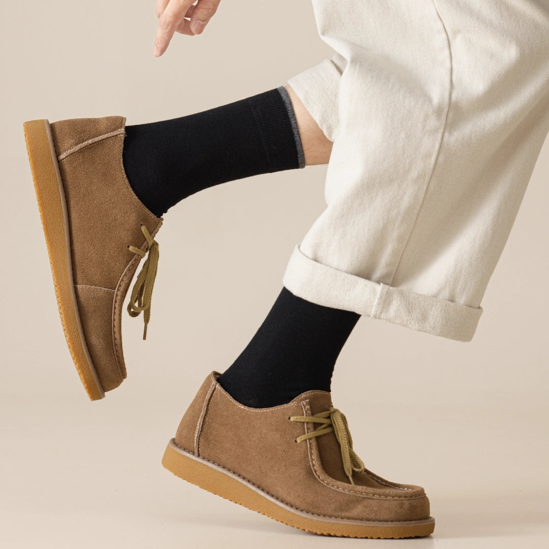 Men's Brushed Cashmere Blend 7.2" Crew Socks