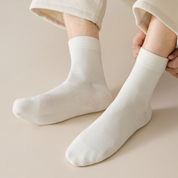 Men's TENCEL™ & Merino Wool Blend 5.5" Ribbed Crew Socks