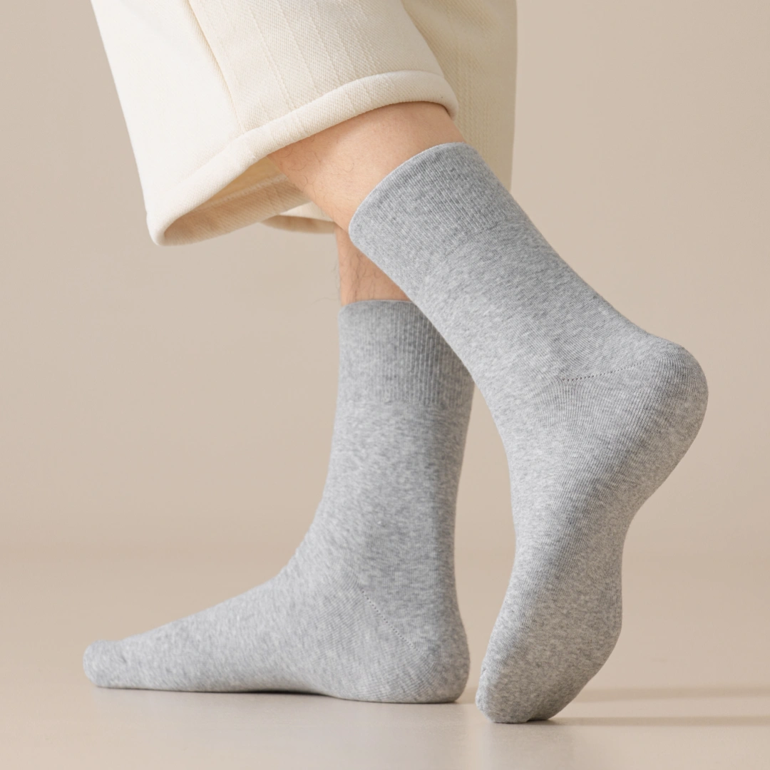 Men's 98% Cotton 5.5" Full Terry Crew Socks