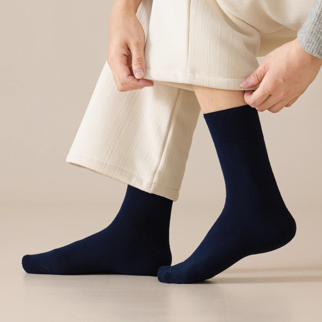 Men's 98% Cotton 5.5" Full Terry Crew Socks
