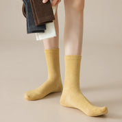 Women's Dual-Knit Cotton-Faced Wool-Lined Thermal Crew Socks