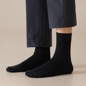Men's 99% Supima® Cotton Fine-Ribbed Crew Socks