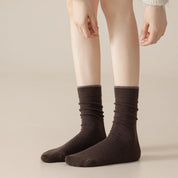 Women's Brushed Cashmere Blend 7.5" Crew Socks