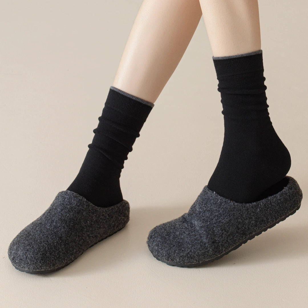 Women's Brushed Cashmere Blend 7.5" Crew Socks