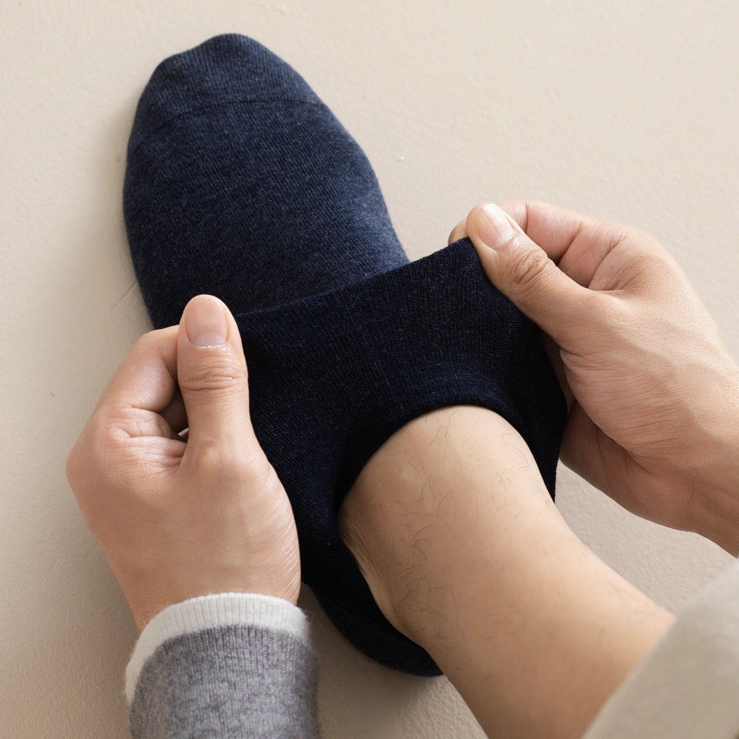 Men's TENCEL™ & Merino Wool Blend 5.5" Ribbed Crew Socks
