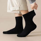 Men's TENCEL™ & Merino Wool Blend 5.5" Ribbed Crew Socks