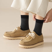 Men's 98% Cotton 5" Color-Block Full Terry Crew Socks