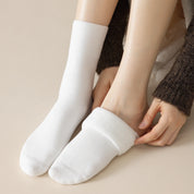 Women's 98% Premium Cotton 5.8" Fully Cushioned Terry Warm Crew Socks