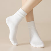 Women's 98% Premium Cotton 5.8" Fully Cushioned Terry Warm Crew Socks