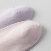 Women's Ultra-Thin 99% Cotton Sorbet Crew Socks - product photo showing soft cotton comfort